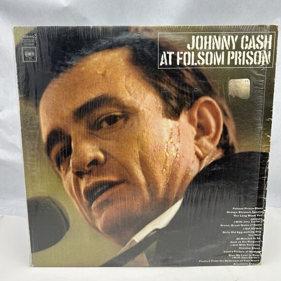 Original 1968 Johnny Cash "At Folsom Prison" LP -Columbia Records (CS-9639